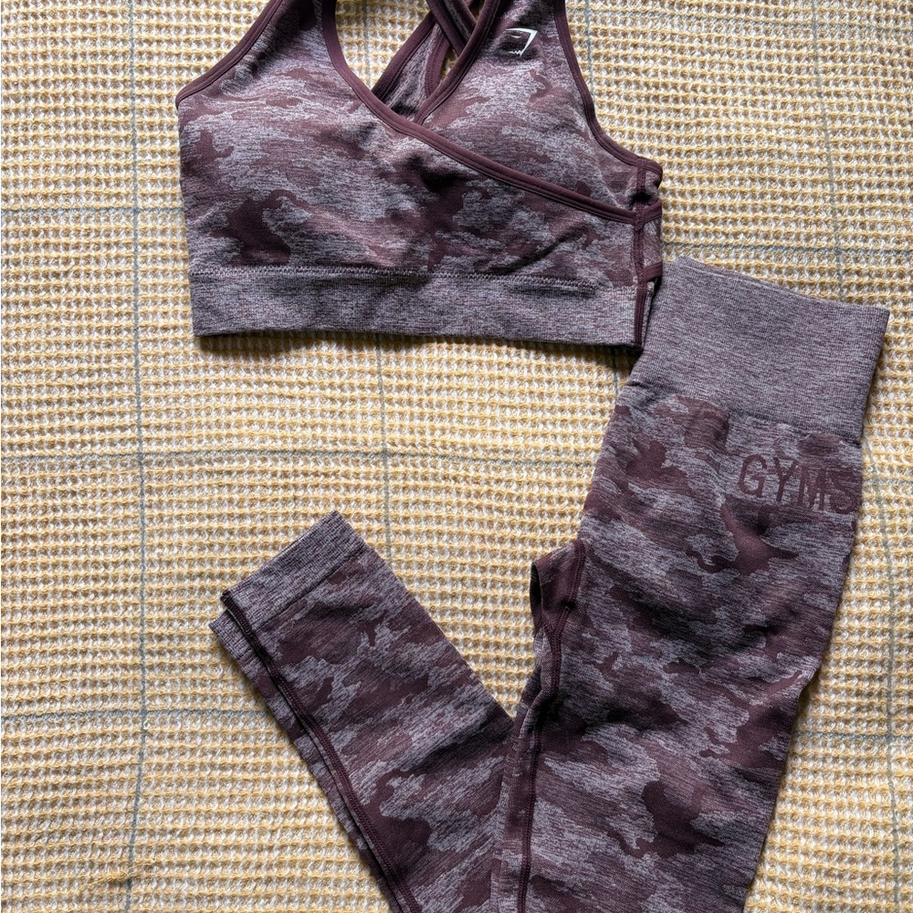 Gymshark Adapt Camo Original Set Bra + Leggings 🦈